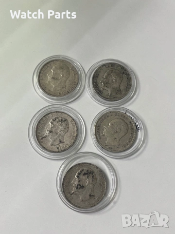 Лот сребърни левчета различни години , снимка 3 - Нумизматика и бонистика - 53051281