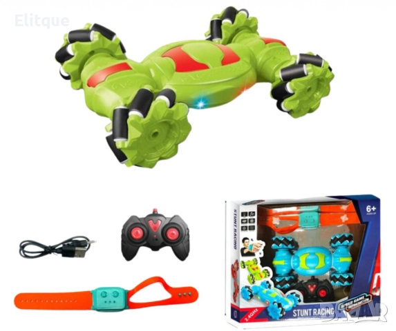 Екшън каскадна кола с дистанционно управление, снимка 2 - Коли, камиони, мотори, писти - 52786745