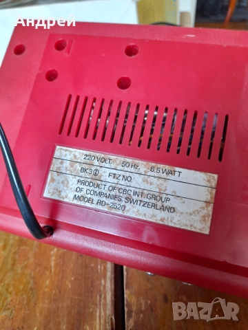 Стар радио часовник Browni, снимка 9 - Антикварни и старинни предмети - 52944720