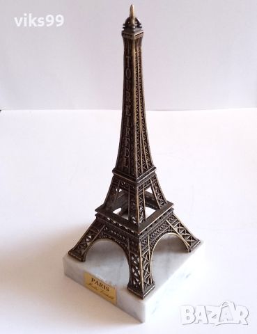 Метален сувенир Айфеловата кула 21 cm., снимка 2 - Антикварни и старинни предмети - 45491859
