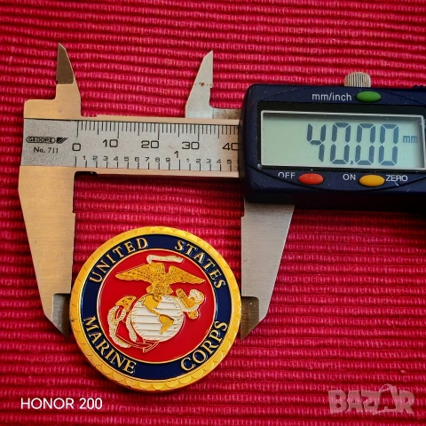 Плакет, монета Корпус на морската пехота на САЩ , снимка 6 - Нумизматика и бонистика - 53855259