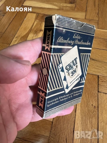 Карти за игра в кутия немски, снимка 2 - Колекции - 50703854