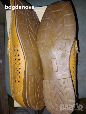 Чисто нови дамски мокасини от естествена кожа, снимка 7 - Дамски ежедневни обувки - 54035250