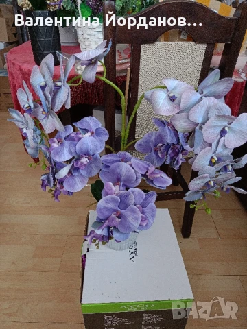 реалистични изкуствени орхидеи , снимка 3 - Изкуствени цветя - 50548080