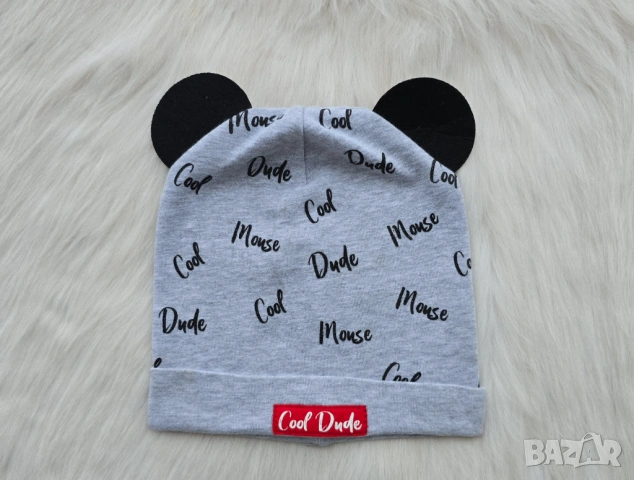 Детска шапка Мики м.Маус 1-3 години , снимка 4 - Шапки, шалове и ръкавици - 53489940