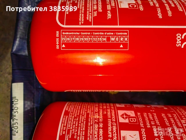 Продавам пожарогасител Gloria 2kg, снимка 6 - Аксесоари и консумативи - 53265725