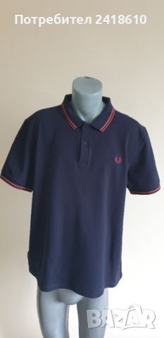 Fred Perry Pique Cotton Mens Size 2XL НОВО! ОРИГИНАЛ!  Мъжка Тениска!, снимка 7 - Тениски - 45305400