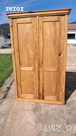 Гардероб ретро масив бор, снимка 2 - Гардероби - 53184457