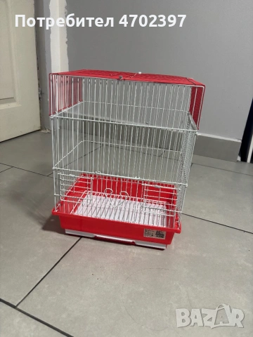 Малка клетка за папагалчета, снимка 2 - Папагали - 53022279