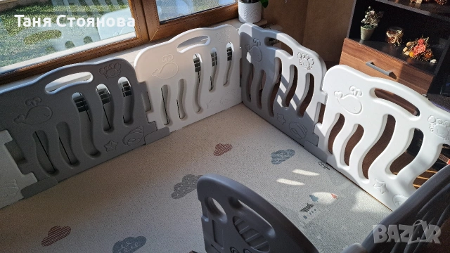 Ecoplay бебешка ограда, снимка 3 - Кошарки - 53143845