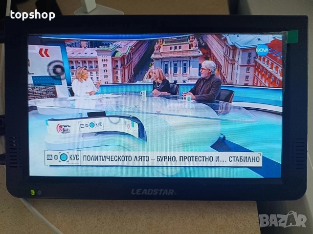 ЧИСТО НОВ, ТЕСТВАН D10 LEADSTAR, преносим телевизор DVB-T2 DVB-T TFT HD, USB и TF карта, USB плейър, снимка 16 - Телевизори - 51636365