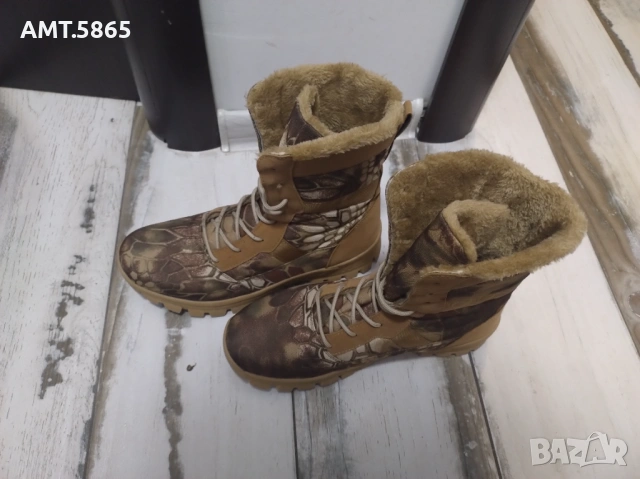 Мъжки зимни ботуши с подплата (№ 44), снимка 2 - Мъжки ботуши - 53136025