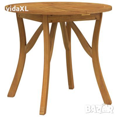 vidaXL Градинска маса, Ø 85 см, акация масивSKU:363302, снимка 1 - Градински мебели, декорация  - 45445230