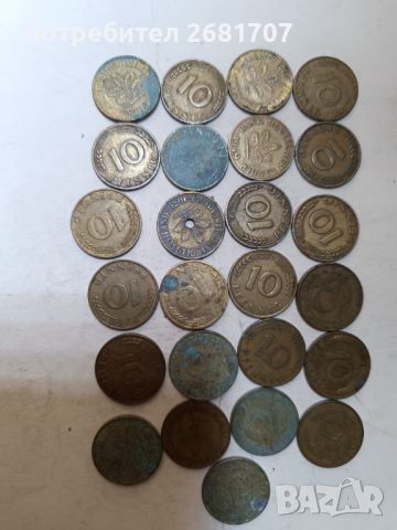 Монети 10 пфениг ФРГ , снимка 1 - Нумизматика и бонистика - 45903085