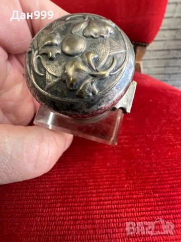 Антична кристална мастилница  в стил Artdeco, снимка 3 - Антикварни и старинни предмети - 53618551