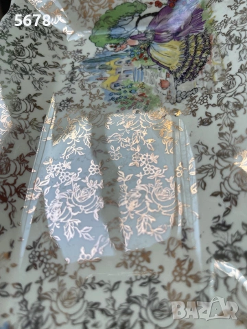 Старо английско плато, снимка 9 - Антикварни и старинни предмети - 53897553