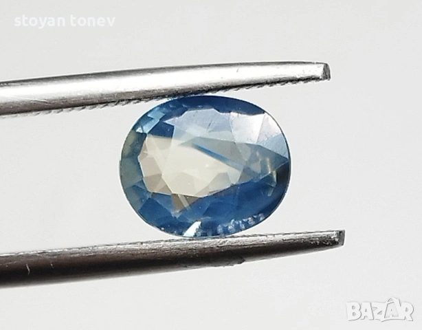 Двуцветен естествен ненагряван сапфир 1.10кт от Танзаниа! Сертифициран! Нов!, снимка 12 - Други - 53715991