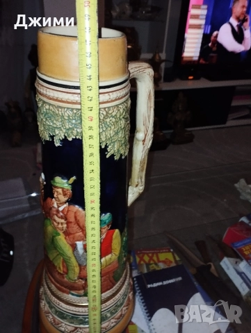 много голяма халба, снимка 3 - Антикварни и старинни предмети - 52404419