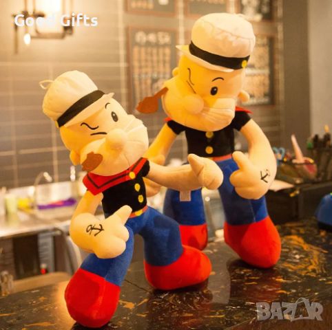 Плюшена играчка Попай Моряка Popeye, снимка 7 - Плюшени играчки - 45431521