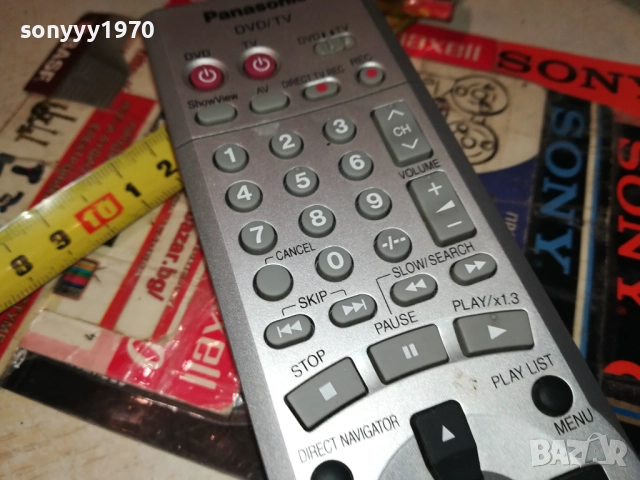 PANASONIC DVD/TV REMOTE-ВНОС SWISS 2811251940, снимка 15 - Дистанционни - 52577767