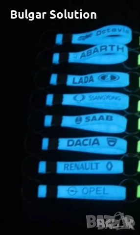 Светещ нагривник за ключове за кола с марката на колата, снимка 3 - Подаръци за мъже - 52284260