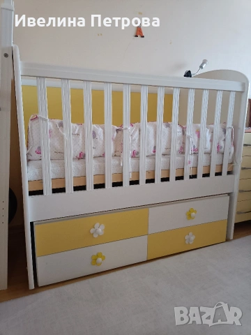 Бебешка кошара с матрак, снимка 4 - Бебешки легла и матраци - 53444338