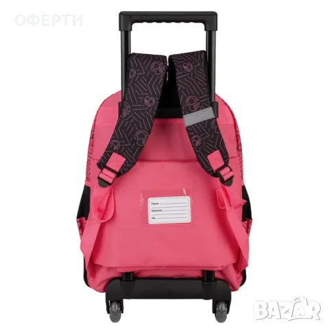 Ученическа чанта - Elementary Pink Black Barbie Trolley арт 239688, снимка 3 - Раници - 46911641