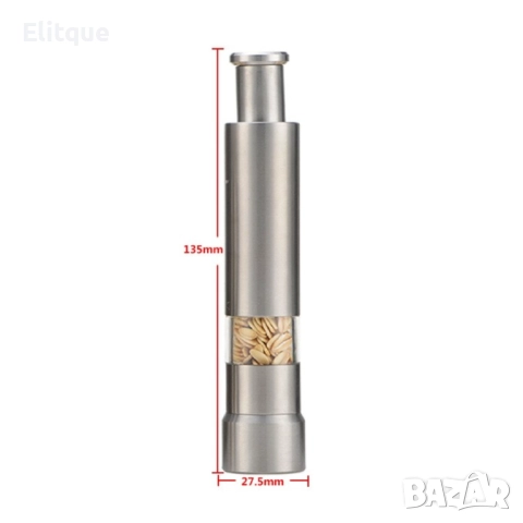 Иноксова мелничка за черен пипер или сол от неръждаема стомана , снимка 2 - Други стоки за дома - 52902771