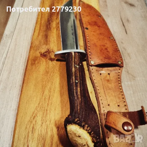 Ловен нож на Хр. Метев Нов!, снимка 2 - Ножове - 49885133