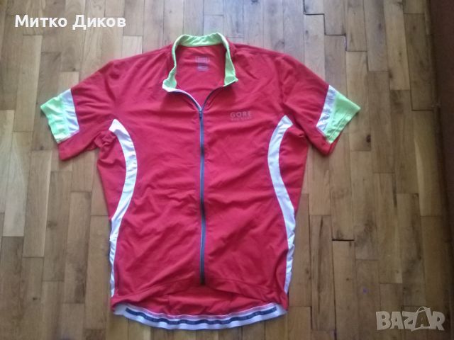 Gore Bike Wear маркова колездачна тениска отлична със силиконов грип размер Л, снимка 1 - Велосипеди - 45557786