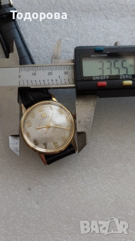 Мъжки златен часовник Тисот(Tisot) злато 375/в 14карата 8,35 грама-1110 лв злато, снимка 3 - Мъжки - 51954612