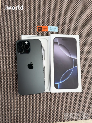 КАТО НОВ❗️iPhone 16 Pro MAX Лизинг от 30Е/мес MAX Black Titanium❗️256GB❗️