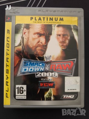 SmackDown vs Raw 2009 featuring ECW 15лв.Разбиване Първична сила игра за PS3 Playstation 3, снимка 1 - Игри за PlayStation - 46493806