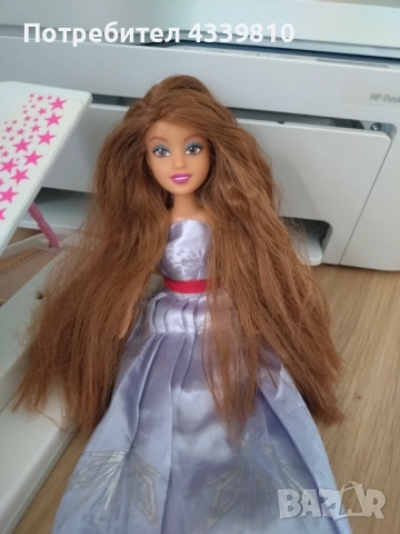 кукла с дълга гъста коса и пиано , снимка 4 - Кукли - 52534642