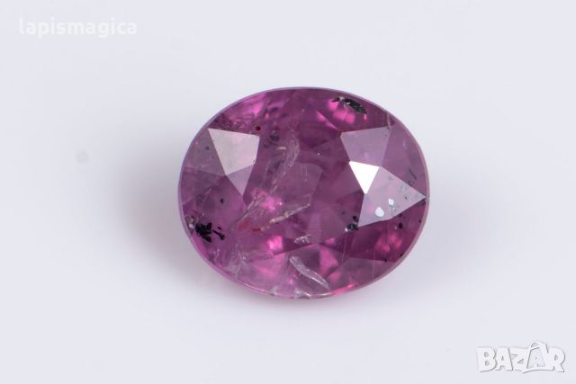 Розов сапфир 0.78ct нетретиран овална шлифовка, снимка 1 - Други - 46738853