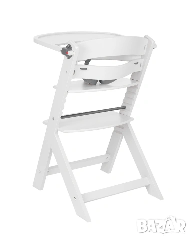 Дървен стол за храненe Nordy White С БЕЗПЛАТНА ДОСТАВКА , снимка 2 - Столчета за хранене - 53596113