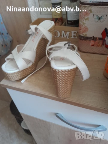 сандали, снимка 3 - Дамски обувки на ток - 51370446