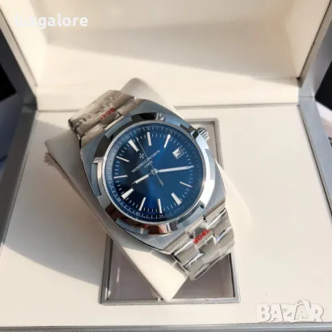 Мъжки часовник Vacheron Constantin Overseas Blue Dial с автоматичен механизъм, снимка 2 - Мъжки - 49845819