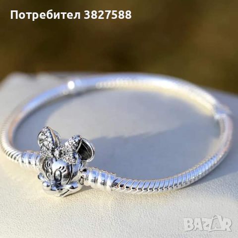 Сребърни гривни Pandora -16,17,18см., снимка 1 - Гривни - 45659178