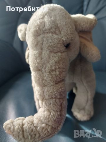 Плюшен слон, снимка 3 - Плюшени играчки - 46297118