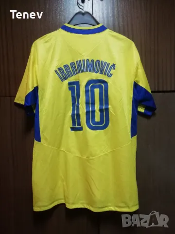 Швеция Ибрахимович Umbro оригинална тениска фланелка размер L Sweden Ibrahimovic  , снимка 1 - Тениски - 48722794