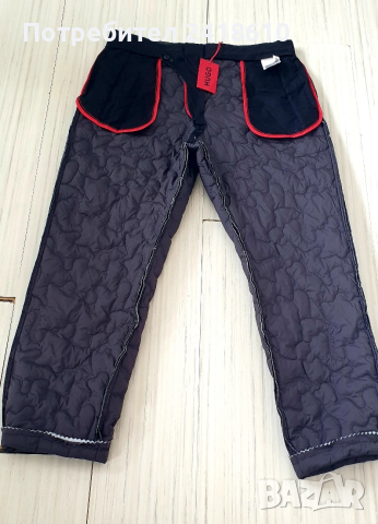Hugo Boss HUGO Silver 234F1 Regular Fit Winter Fleece Mens Size 36 НОВО! ОРИГИНАЛ! Мъжки зимен Панта, снимка 7 - Панталони - 53578866