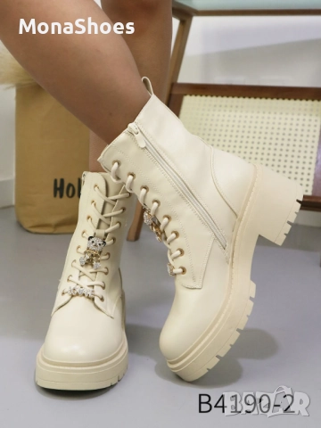 ДАМСКИ БОТИ  КОД 4090, снимка 3 - Дамски боти - 52320830