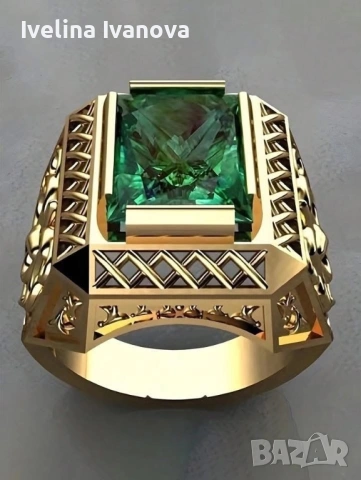 Уникален мъжки пръстен, снимка 3 - Пръстени - 53993655