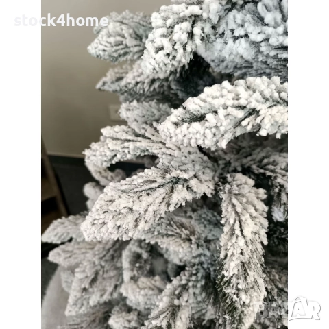 Изкуствена коледна елха Grand Victoria заснежена, Луксозно коледно дърво, снимка 6 - Декорация за дома - 52575508