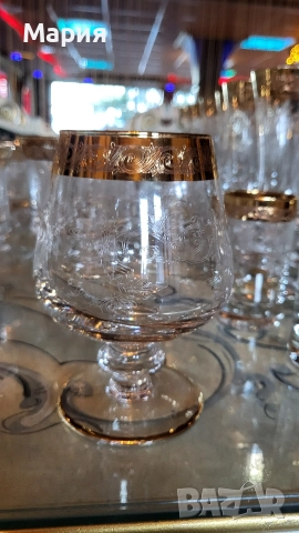 Кристални чаши Мурано Медичи , снимка 7 - Чаши - 52793308