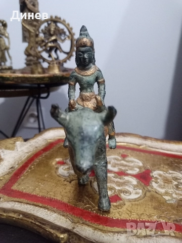 Бог Шива и свещеният бик Нанди, снимка 4 - Колекции - 51683915