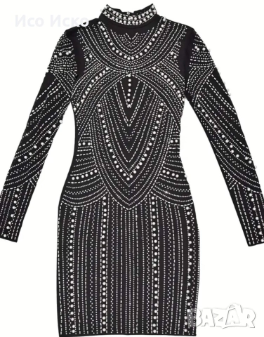 Дамска модерна рокля , снимка 2 - Рокли - 52569409