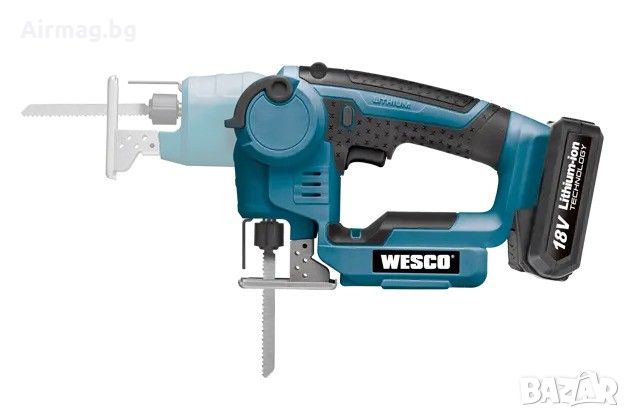 Прободен трион комбиниран Wesco WS2979 18V, снимка 1 - Градинска техника - 45522384