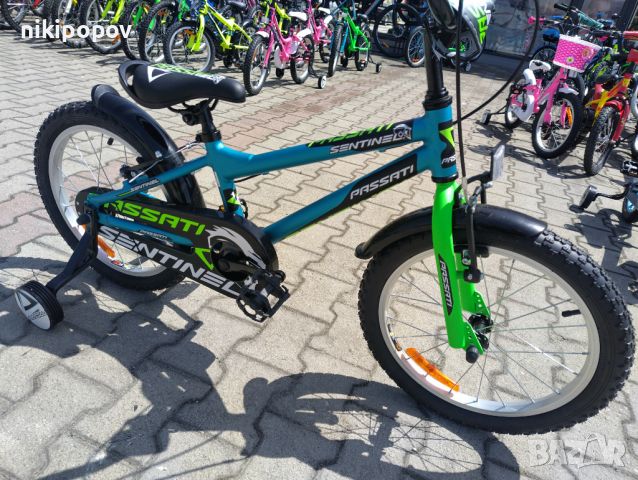 PASSATI Алуминиев велосипед 18" SENTINEL син, снимка 2 - Велосипеди - 45489876